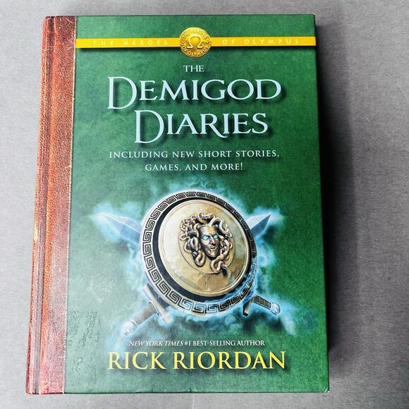 RICK RIORDAN Lot The Last Olympian And The Demigod Diaries Hardcover YA Fantasy - Picture 5 of 8